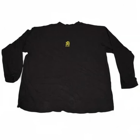 Black Long Sleeve No Mercy design Graphic Tee Unto Thee - Picture 3 of 3